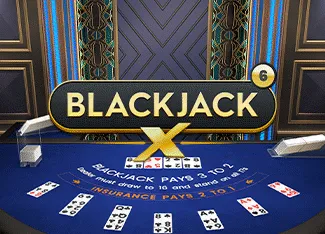 Blackjack X 6 - Azure - TURBOBET168