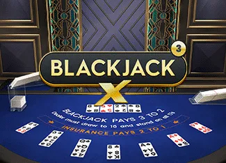 Blackjack X 3 - Azure - TURBOBET168