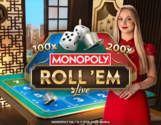 MONOPOLY Roll em - TURBOBET168